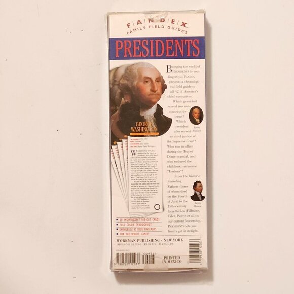 FANDEX PRESIDENTS CUE CARDS BNIP LEARNING FACTS American History - Picture 3 of 4